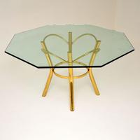 1970’s Vintage Brass & Glass Dining Table (2 of 6) 1970’s Vintage Brass & Glass Dining Table (2 of 6)