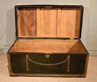 19th Century Camphor Leather Travelling Trunk (2 of 7) 19th Century Camphor Leather Travelling Trunk (2 of 7)