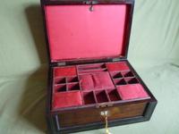Large Inlaid Rosewood Jewellery – Work Box + Tray c.1840 (2 of 12) Large Inlaid Rosewood Jewellery – Work Box + Tray c.1840 (2 of 12)