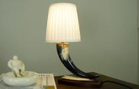 Vintage 1960s Faux Horn Style Table Desk Lamp (2 of 8) Vintage 1960s Faux Horn Style Table Desk Lamp (2 of 8)