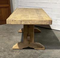 Large French Refectory Bleached Oak Farmhouse Dining Table (17 of 27) Large French Refectory Bleached Oak Farmhouse Dining Table (17 of 27)
