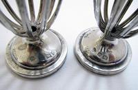 Antique English Edwardian (1911) Solid Sterling Silver & Bristol Blue Glass Salt Cellar Pepper Shaker Pots Cruet Set (5 of 7) Antique English Edwardian (1911) Solid Sterling Silver & Bristol Blue Glass Salt Cellar Pepper Shaker Pots Cruet Set (5 of 7)