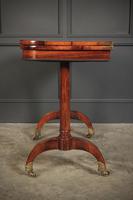 Rare Regency Rosewood Brass Inlaid Card Table (12 of 15) Rare Regency Rosewood Brass Inlaid Card Table (12 of 15)