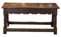 19th Century Long Oak Joint Stool (4 of 6) 19th Century Long Oak Joint Stool (4 of 6)