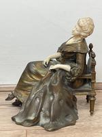 Important Art Nouveau Bronze Marble Seated Lady Sculpture By Xavier Raphanel (23 of 39) Important Art Nouveau Bronze Marble Seated Lady Sculpture By Xavier Raphanel (23 of 39)