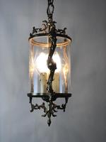 Vintage French Gilt Bronze Three Light Hall Lantern Pendant (2 of 12) Vintage French Gilt Bronze Three Light Hall Lantern Pendant (2 of 12)