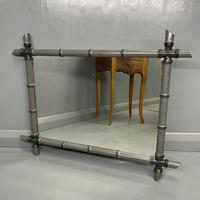 Pair of Two Tone Grey Bamboo Mirrors (2 of 7) Pair of Two Tone Grey Bamboo Mirrors (2 of 7)