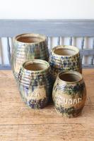 Scottish Pottery Slipware Barrel Storage Jars x4 (21 of 35) Scottish Pottery Slipware Barrel Storage Jars x4 (21 of 35)