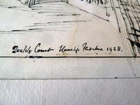 Hanslip Fletcher Original Pen & Ink Drawing & another Lithograph- London Scene 1928 (4 of 9) Hanslip Fletcher Original Pen & Ink Drawing & another Lithograph- London Scene 1928 (4 of 9)