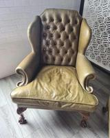 Pair of Leather Wing Chairs (6 of 10) Pair of Leather Wing Chairs (6 of 10)