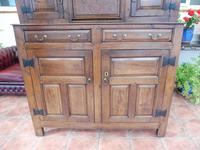 Country Oak Court Cupboard 1734 Carved Initials RTK (11 of 14) Country Oak Court Cupboard 1734 Carved Initials RTK (11 of 14)