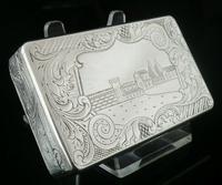 Antique Russian Silver Snuff Box, Moscow 1858, L Avdyeyev Assay Master