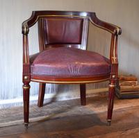Pair of French Directoire Leather Armchairs (11 of 16) Pair of French Directoire Leather Armchairs (11 of 16)