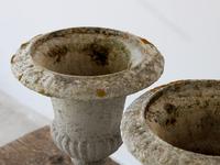 Pair of Vintage French Weathered Medici Urns (5 of 7) Pair of Vintage French Weathered Medici Urns (5 of 7)