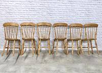 Near Set of 6 Windsor Stickback Kitchen Chairs (4 of 5) Near Set of 6 Windsor Stickback Kitchen Chairs (4 of 5)