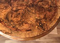 Victorian Burr Walnut & Marquetry Occasional Table (10 of 10) Victorian Burr Walnut & Marquetry Occasional Table (10 of 10)