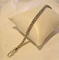 Vintage Silver 925 Popcorn Bracelet 1970s Big Shepherds Hook Clasp 7 3/4" Length (6 of 11) Vintage Silver 925 Popcorn Bracelet 1970s Big Shepherds Hook Clasp 7 3/4" Length (6 of 11)