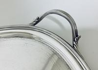 Large Antique Georgian 18th Century Solid Sterling Silver Twin Handled Tray (6 of 15) Large Antique Georgian 18th Century Solid Sterling Silver Twin Handled Tray (6 of 15)