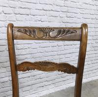 Set of 4 Barback Chais with Carved Backrails (5 of 6) Set of 4 Barback Chais with Carved Backrails (5 of 6)