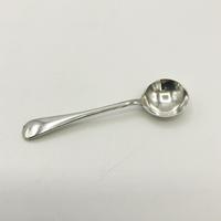 Antique Edwardian Sterling Silver Salt Spoon