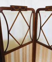 Edwardian Inlaid Mahogany Screen (6 of 13) Edwardian Inlaid Mahogany Screen (6 of 13)