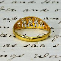 The Antique Edwardian Five Diamond Claw Set Ring (4 of 4) The Antique Edwardian Five Diamond Claw Set Ring (4 of 4)