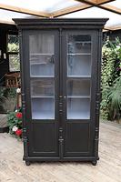 Fabulous Old Pine / Black Painted Glazed Cupboard / Display Cabinet - We Deliver! (2 of 12) Fabulous Old Pine / Black Painted Glazed Cupboard / Display Cabinet - We Deliver! (2 of 12)