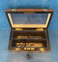 Victorian Brassbound Burr Walnut Stationary Box (10 of 11) Victorian Brassbound Burr Walnut Stationary Box (10 of 11)
