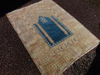 Antique turkish panderma prayer rug (6 of 6) Antique turkish panderma prayer rug (6 of 6)