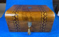 Victorian Walnut Box with Tunbridge Ware Bands (8 of 11) Victorian Walnut Box with Tunbridge Ware Bands (8 of 11)