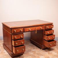 Mahogany Victorian Pedestal Desk (7 of 12) Mahogany Victorian Pedestal Desk (7 of 12)