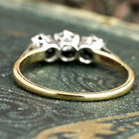 The Three Stone Illusion Set Mid Century Trio Ring (5 of 6) The Three Stone Illusion Set Mid Century Trio Ring (5 of 6)