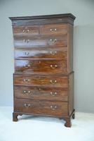 Antique Georgian Mahogany Chest on Chest Tallboy (6 of 7) Antique Georgian Mahogany Chest on Chest Tallboy (6 of 7)