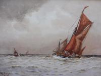 Watercolour Seascape Off Maplin Sands Listed Artist William Henry Pearson (6 of 10) Watercolour Seascape Off Maplin Sands Listed Artist William Henry Pearson (6 of 10)