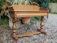Pine Desk, Washstand, Leather Top (4 of 6) Pine Desk, Washstand, Leather Top (4 of 6)