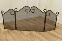 Folding Wrought Iron Fire Guard for Inglenook Fireplace (4 of 5) Folding Wrought Iron Fire Guard for Inglenook Fireplace (4 of 5)