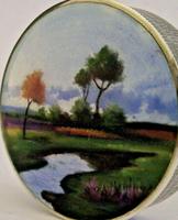 Rare Austrian Hand Painted Solid Sterling Silver Enamel Box c.1910 (3 of 8) Rare Austrian Hand Painted Solid Sterling Silver Enamel Box c.1910 (3 of 8)