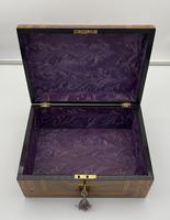 Victorian Inlaid Walnut & Tunbridge Ware Jewellery Box (6 of 14) Victorian Inlaid Walnut & Tunbridge Ware Jewellery Box (6 of 14)