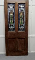 Victorian Art Nouveau Stained Glass Panel Door (9 of 9) Victorian Art Nouveau Stained Glass Panel Door (9 of 9)