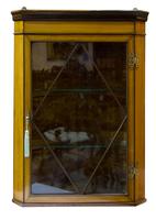 Fine Quality Edwardian Glazed Satinwood Corner Cabinet (3 of 5) Fine Quality Edwardian Glazed Satinwood Corner Cabinet (3 of 5)