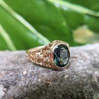 Vintage 9ct Yellow Gold Green Synthetic Spinel Dress Ring, Imitation Tourmaline (5 of 10) Vintage 9ct Yellow Gold Green Synthetic Spinel Dress Ring, Imitation Tourmaline (5 of 10)