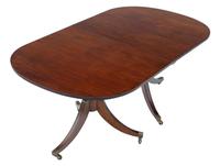 Mahogany Extending Pedestal Dining Table (11 of 12) Mahogany Extending Pedestal Dining Table (11 of 12)