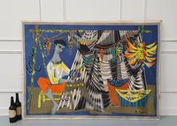 Large Tapestry of Fisherman by Robert Debieve (3 of 5) Large Tapestry of Fisherman by Robert Debieve (3 of 5)