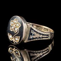 Antique Victorian Enamel Forget Me Not Pearl Ring Mourning Locket 9ct Gold Inscribed 1882 (6 of 10) Antique Victorian Enamel Forget Me Not Pearl Ring Mourning Locket 9ct Gold Inscribed 1882 (6 of 10)