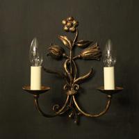 Florentine Pair of Toleware Twin Arm Wall Lights (6 of 10) Florentine Pair of Toleware Twin Arm Wall Lights (6 of 10)