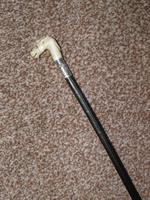 Antique Repousse Silver Intricately Carved Horse's Head Park Whip / Showing Cane (7 of 14) Antique Repousse Silver Intricately Carved Horse's Head Park Whip / Showing Cane (7 of 14)