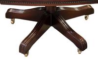Leather Upholstered Mahogany Desk Chair (7 of 9) Leather Upholstered Mahogany Desk Chair (7 of 9)