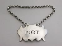 George II Silver Wine Label 'Port' (4 of 7) George II Silver Wine Label 'Port' (4 of 7)