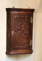 Mid 19th Century Carved Oak Corner Wall Cabinet (4 of 8) Mid 19th Century Carved Oak Corner Wall Cabinet (4 of 8)