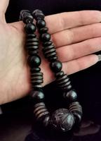 Victorian Bog Oak & Wood Bead Necklace (10 of 10) Victorian Bog Oak & Wood Bead Necklace (10 of 10)